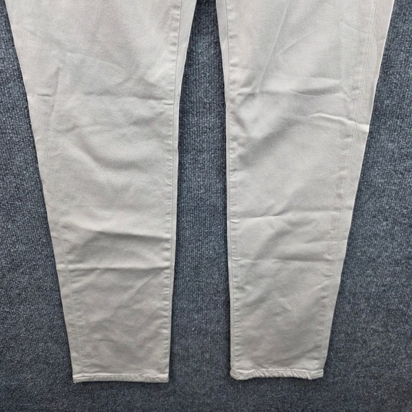 Johnnie O Hugo Straight Fit Pants Beige Men's Size 33x34 Cotton Blend New - Picture 2 of 11